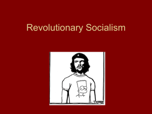 Revolutionary Socialism - New Jersey City University