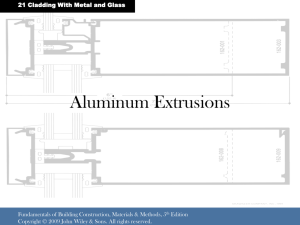 Chapter 21 - Cladding with Metal and Glass