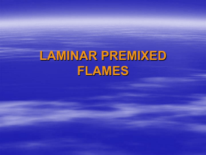laminar premixed flames