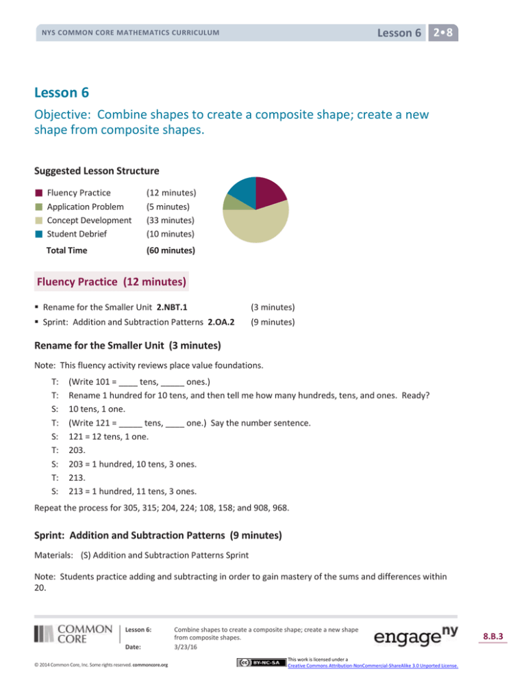 Grade 2 Mathematics Module 8, Topic B, Lesson 6