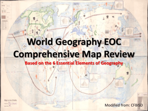 World Geography EOC Review