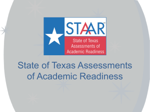 State of Texas Assessment of Academic Readiness