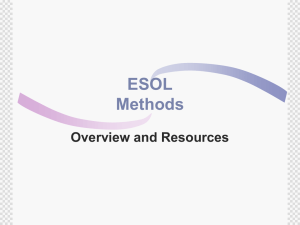 ESOL Methods Presentation