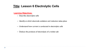 Electrolytic Cells SL