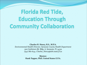 Florida Red Tide, Education Through Community Collaboration