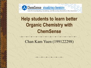 Learning Better Organic chemistry with help of ChemSense CITERS03