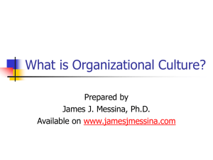 What is Organizational Culture?