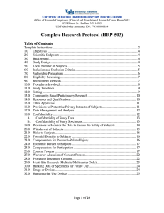 HRP-503-Template Protocol