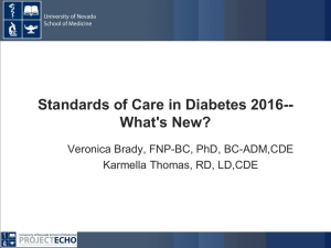 Diabetes Care in 2016