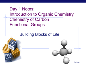 Organic Chemistry Day 1 Notes - Bremen High School District 228