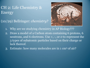 CH 2 Chemistry _ Energy notes