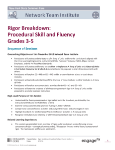 Procedural Skill and Fluency - Grades 3-5