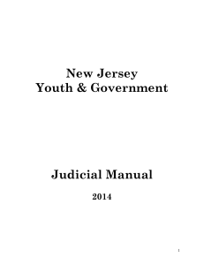 New Jersey Youth & Government Judicial