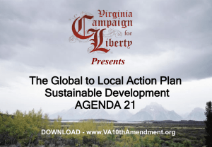 agenda 21 - global to local