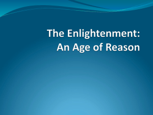 Age of Enlightenment Powerpoint