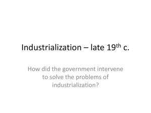Industrialization * late 19th c. - Scarsdale Union Free School District