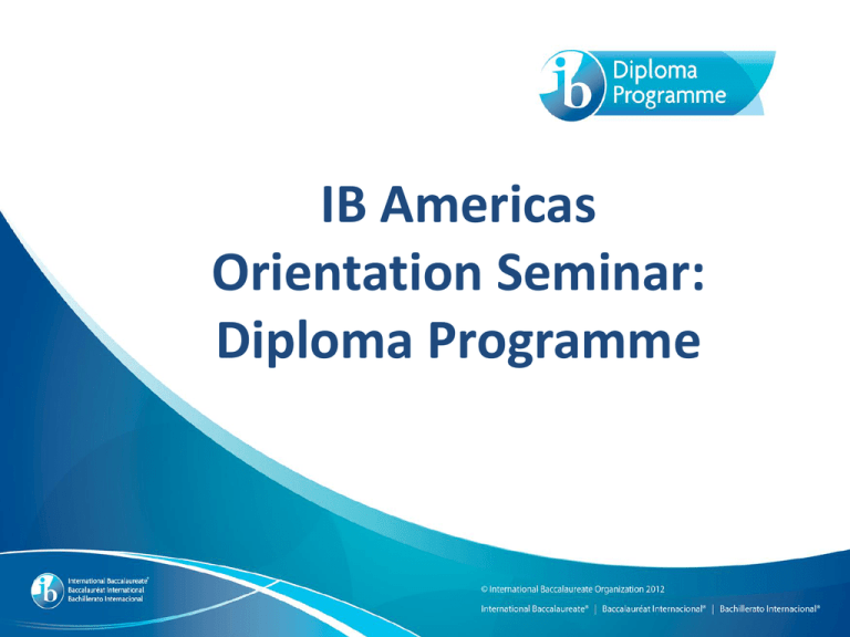 The Ib Diploma Programme What Is The Diploma Programme