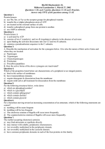 Bio302 Biochemistry II,