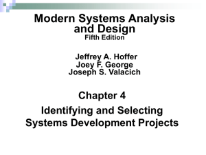 Modern Systems Analysis and Design Ch1
