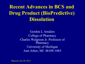 BCS in Drug Discovery and Development
