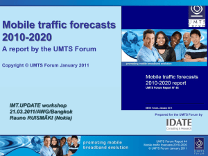 Traffic forecasts