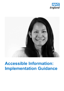 Accessible Information