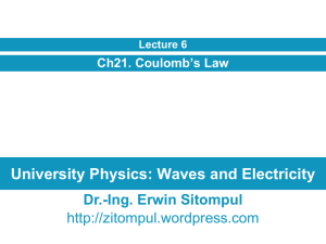 University Physics: Waves and Electricity Ch21
