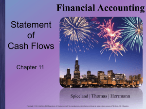 Cash flow to sales - McGraw Hill Higher Education
