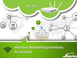 Wireless Networking Solutions for Schools