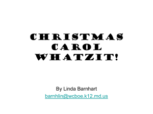 Christmas Carol Whatzit! - Bulletin Boards for the Music Classroom
