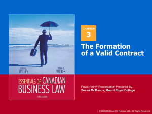 Essentials of Canadian Business Law