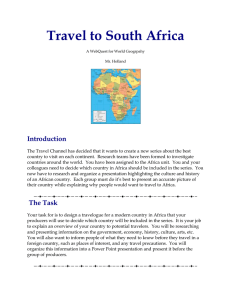 Southern Africa Project Information