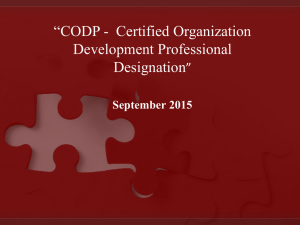 CODP Overview