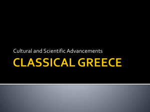 CLASSICAL GREECE