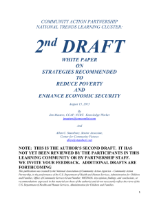 White Paper 2nd Draft- updated August 15, 2015