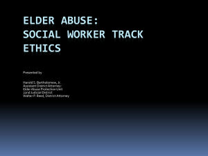 Social Worker Ethics