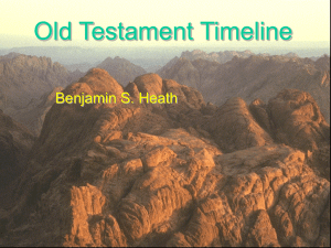 Time-line of the Old - Christian Overcomers