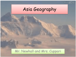 Asia Geography
