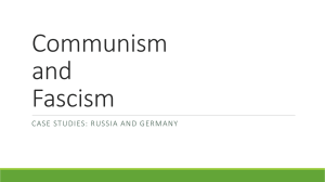 Communism and Fascism PowerPoint