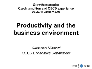 What can be done to accelerate productivity growth? Two