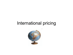 Impact of pricing