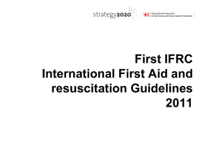 IFRC Guidelines - first aid education