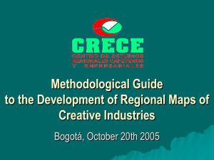 Guía Metodológica para el mapeo regional de industrias