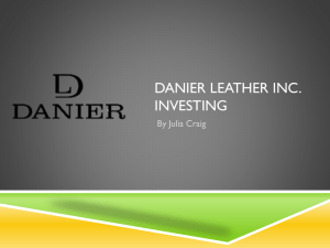 Danier Leather Inc - Julia's E