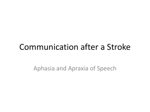 Stroke Rehabilitation Speech Therapy