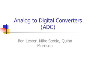 Analog to Digital Converter
