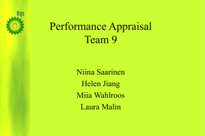Performance Appraisal BP