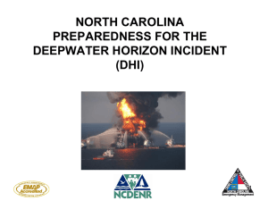 NC Preparations for Potential Impacts from Gulf Oil Spill