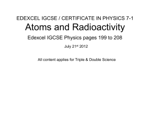 IGCSE-71-Atoms&Radioactivity