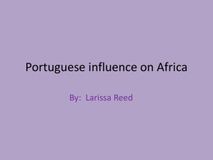 Portuguese influence on Africa
